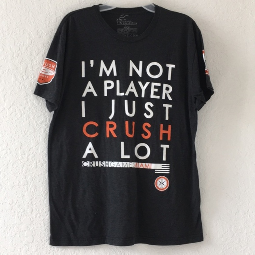 ✅Men I’M AT A PLAYER I JUST CRUSH A LOT Shirt L